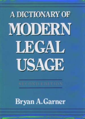 دانلود کتاب A Dictionary of Modern Legal Usage