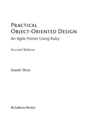 دانلود کتاب Practical Object-oriented Design. An agile Primer ising Ruby [2nd ed.]