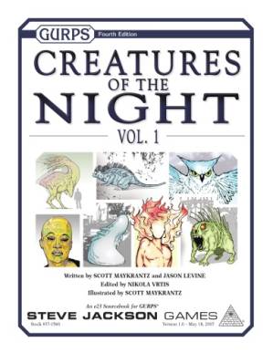 دانلود کتاب GURPS 4th edition. Creatures Of The Night, Volume 1