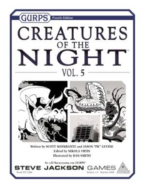 دانلود کتاب GURPS 4th edition. Creatures Of The Night, Volume 5