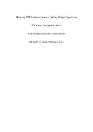 دانلود کتاب Mastering SDL for Game Creators