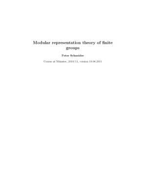 دانلود کتاب Modular representation theory of finite groups [draft