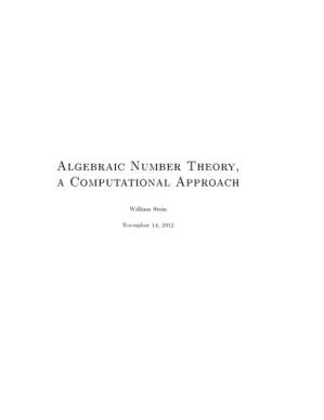دانلود کتاب Algebraic number theory, a computational approach