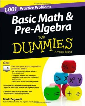 دانلود کتاب 1,001 Basic Math and Pre-Algebra Practice Problems For Dummies