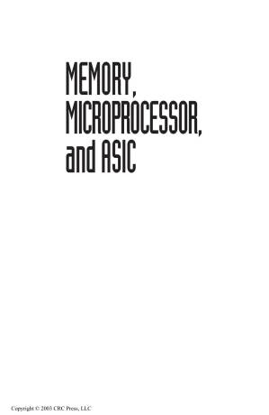 دانلود کتاب MEMORY, MICROPROCESSOR, and ASIC