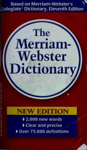 دانلود کتاب The Merriam-Webster Dictionary