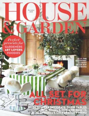 دانلود کتاب House & Garden December 2016
