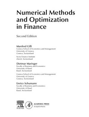 دانلود کتاب Numerical Methods and Optimization in Finance [2nd ed.]