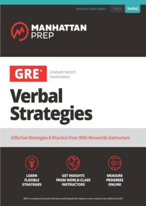دانلود کتاب GRE Verbal Strategies: Effective Strategies & Practice from 99th Percentile Instructors