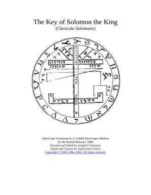 دانلود کتاب The key of Solomon the king (Clavicula Salomonis)