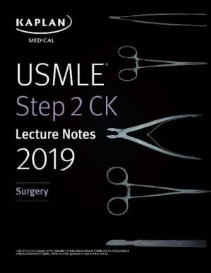 دانلود کتاب USMLE Step 2 CK Lecture Notes 2019: Surgery