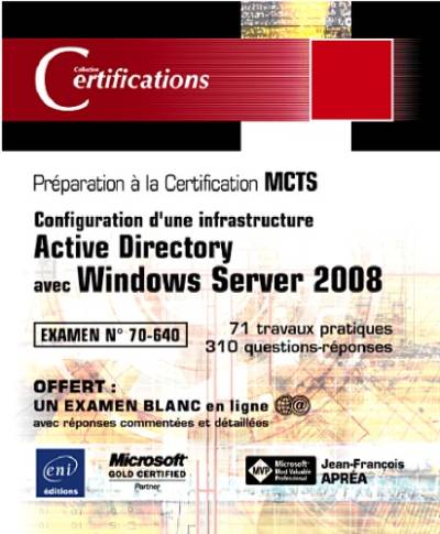 دانلود کتاب Configuration d’une infrastructure Active Directory avec Windows Server 2008