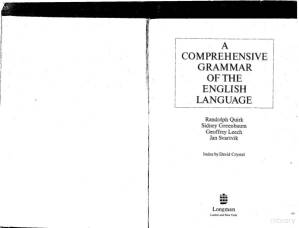 دانلود کتاب A comprehensive grammar of the English language