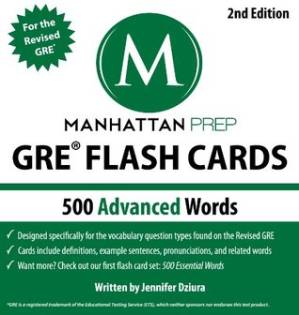 دانلود کتاب 500 Advanced Words: GRE Vocabulary Flash Cards
