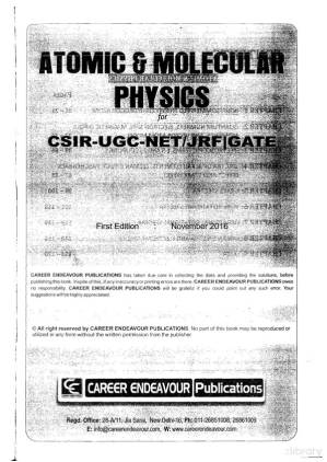 دانلود کتاب Atomic and molecular physics