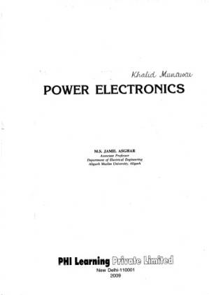 دانلود کتاب POWER ELECTRONICS