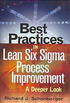 دانلود کتاب Best practices in lean six sigma process improvement