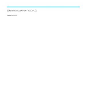 دانلود کتاب Sensory evaluation practices