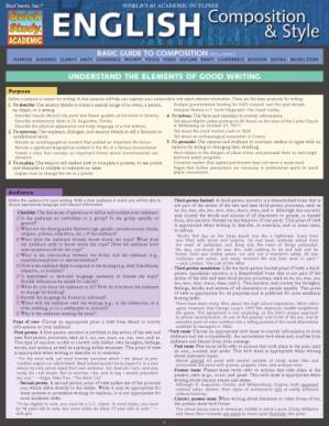 دانلود کتاب BarCharts QuickStudy English Composition & Style