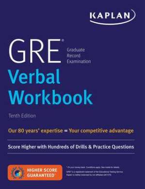 دانلود کتاب GRE Verbal Workbook: Score Higher with Hundreds of Drills Practice Questions