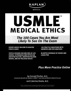 دانلود کتاب Kaplan Medical USMLE Medical Ethics: The 100 Cases You are Most Likely to See on the Test