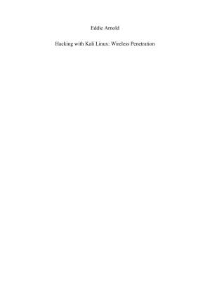 دانلود کتاب Hacking with Kali Linux Wireless Penetration