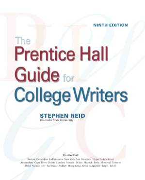 دانلود کتاب The Prentice Hall Guide for College Writers 9th edition