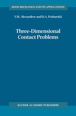دانلود کتاب Three-Dimensional Contact Problems