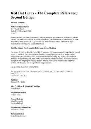 دانلود کتاب Red Hat Linux: the complete reference