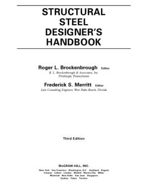 دانلود کتاب Structural steel designer’s handbook