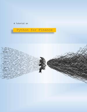 دانلود کتاب A Tutorial on Python for Finance