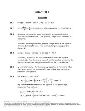 دانلود کتاب Electrical Engineering: Principles and Applications – Solutions
