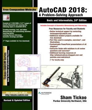 دانلود کتاب AutoCAD 2018: A Problem Solving Approach