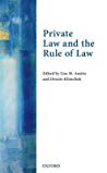 دانلود کتاب Private Law and the Rule of Law