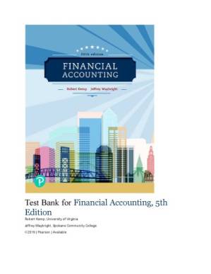 دانلود کتاب Test Bank for Financial Accounting