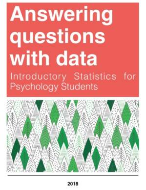 دانلود کتاب Answering questions with data: Introductory Statistics for Psychology Students