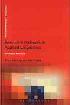 دانلود کتاب Research methods in applied linguistics : A Practical Resource