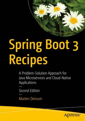 دانلود کتاب Spring Boot 3 Recipes: A Problem-Solution Approach for Java Microservices and Cloud-Native Applications