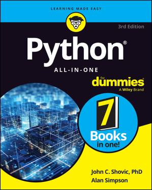 دانلود کتاب Python All-in-One For Dummies, 3rd Edition