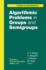 دانلود کتاب Algorithmic Problems in Groups and Semigroups