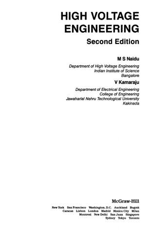 دانلود کتاب High Voltage Engineering