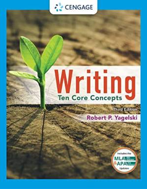 دانلود کتاب Writing: Ten Core Concepts (w/ MLA9E Updates) (MindTap Course List) 3rd Edition