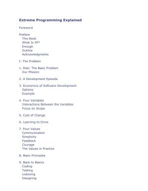دانلود کتاب Extreme Programming Explained