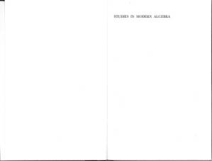 دانلود کتاب Studies in Modern Algebra