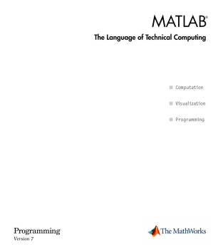 دانلود کتاب MATLAB Programming