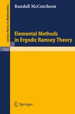 دانلود کتاب Elemental Methods in Ergodic Ramsey Theory