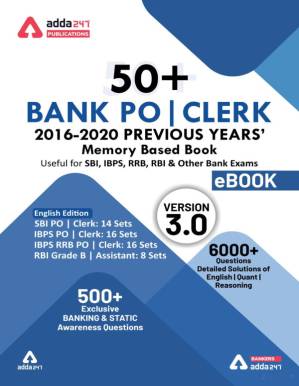 دانلود کتاب Bank Po Clark 2016-2020 previous year Memory Based Book