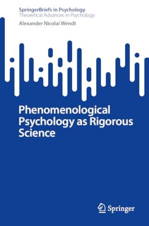 دانلود کتاب Phenomenological Psychology as Rigorous Science