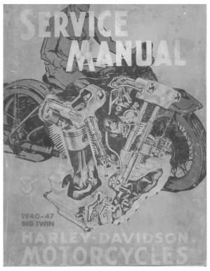 دانلود کتاب Harley Davidson Knucklehead Service Manual 1940-1947