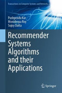 دانلود کتاب Recommender Systems: Algorithms and their Applications